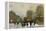 A Paris Street Scene in Winter-Luigi Loir-Framed Premier Image Canvas