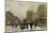 A Paris Street Scene in Winter-Luigi Loir-Mounted Giclee Print