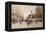 A Paris Street Scene-Eugene Galien-Laloue-Framed Premier Image Canvas