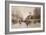 A Paris Street Scene-Eugene Galien-Laloue-Framed Giclee Print