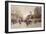 A Paris Street Scene-Eugene Galien-Laloue-Framed Giclee Print