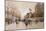 A Paris Street Scene-Eugene Galien-Laloue-Mounted Giclee Print