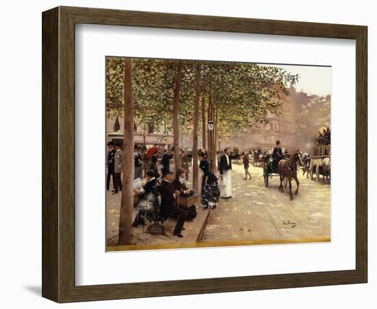 A Paris Street-Jean Béraud-Framed Giclee Print