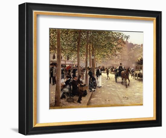 A Paris Street-Jean Béraud-Framed Giclee Print