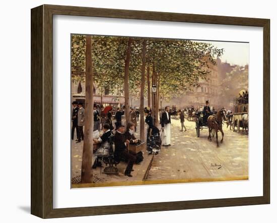 A Paris Street-Jean Béraud-Framed Giclee Print