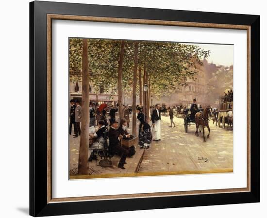 A Paris Street-Jean Béraud-Framed Giclee Print