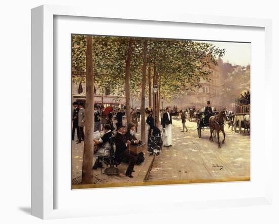 A Paris Street-Jean Béraud-Framed Giclee Print