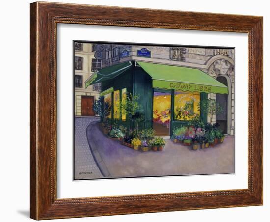 A Parisian Florist Champ Libre-Isy Ochoa-Framed Giclee Print