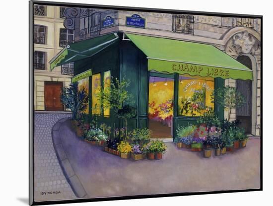 A Parisian Florist Champ Libre-Isy Ochoa-Mounted Giclee Print