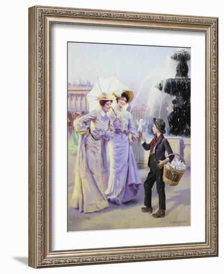 A Parisian Street Urchin-Basile Lemeunier-Framed Giclee Print