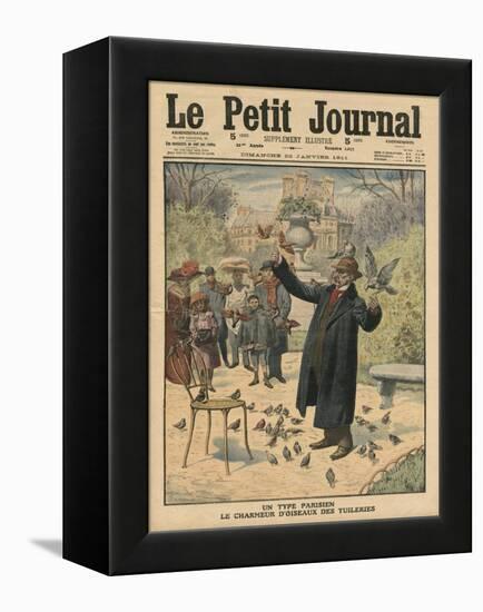 A Parisian Type, the Bird Charmer of the Tuileries-French School-Framed Premier Image Canvas