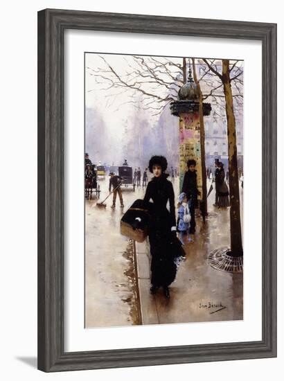 A Parisian; Une Parisienne-Jean Béraud-Framed Giclee Print