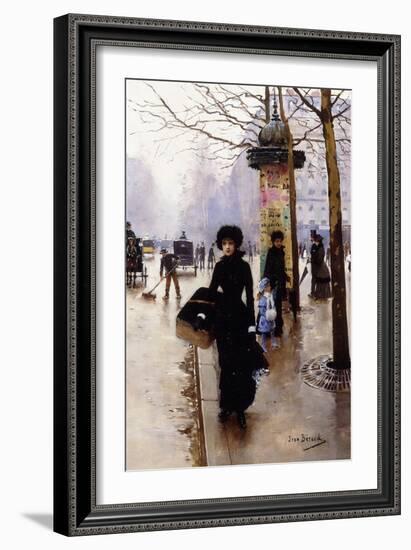 A Parisian; Une Parisienne-Jean Béraud-Framed Giclee Print