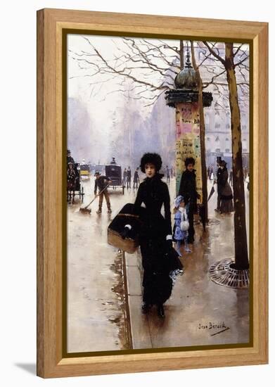 A Parisian; Une Parisienne-Jean Béraud-Framed Premier Image Canvas