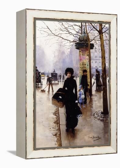 A Parisian; Une Parisienne-Jean Béraud-Framed Premier Image Canvas