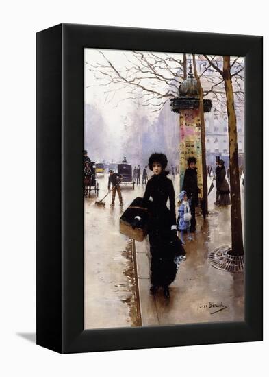 A Parisian; Une Parisienne-Jean Béraud-Framed Premier Image Canvas