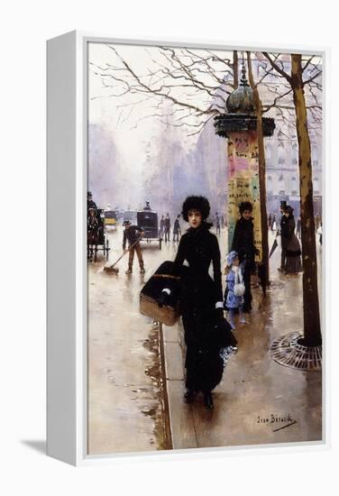 A Parisian; Une Parisienne-Jean Béraud-Framed Premier Image Canvas