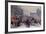 A Parisian Winter Scene-Eugene Galien-Laloue-Framed Giclee Print