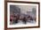 A Parisian Winter Scene-Eugene Galien-Laloue-Framed Giclee Print