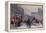 A Parisian Winter Scene-Eugene Galien-Laloue-Framed Premier Image Canvas