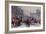 A Parisian Winter Scene-Eugene Galien-Laloue-Framed Giclee Print