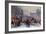 A Parisian Winter Scene-Eugene Galien-Laloue-Framed Giclee Print