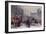 A Parisian Winter Scene-Eugene Galien-Laloue-Framed Giclee Print