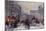 A Parisian Winter Scene-Eugene Galien-Laloue-Mounted Giclee Print