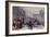 A Parisian Winter Scene-Eugene Galien-Laloue-Framed Giclee Print