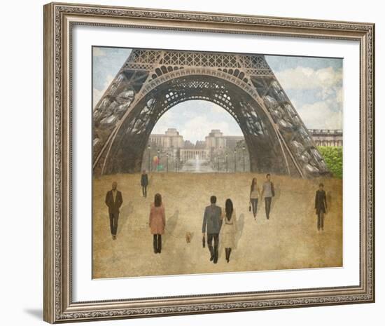 A Parisien Stroll-Midori Greyson-Framed Giclee Print