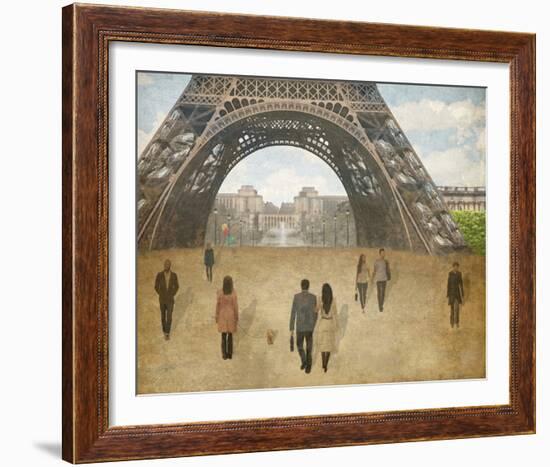 A Parisien Stroll-Midori Greyson-Framed Giclee Print