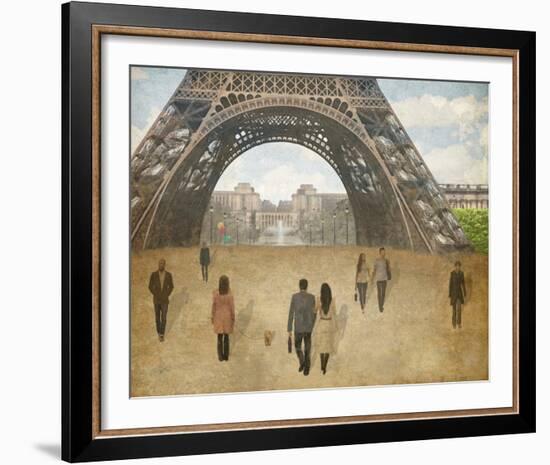 A Parisien Stroll-Midori Greyson-Framed Giclee Print