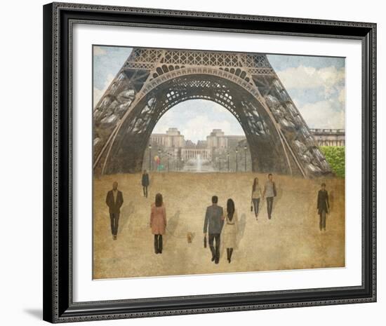 A Parisien Stroll-Midori Greyson-Framed Giclee Print