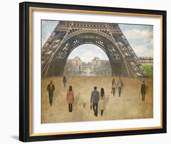 A Parisien Stroll-Midori Greyson-Framed Giclee Print