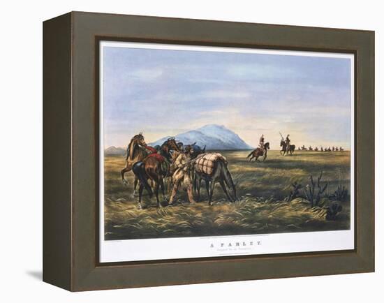 A Parley, 1834-1907-Currier & Ives-Framed Premier Image Canvas