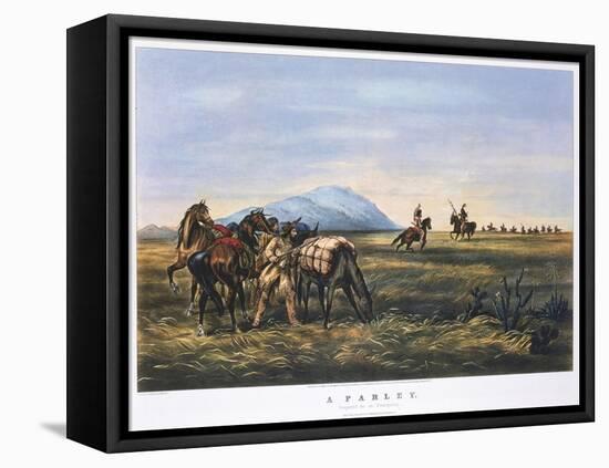 A Parley, 1834-1907-Currier & Ives-Framed Premier Image Canvas