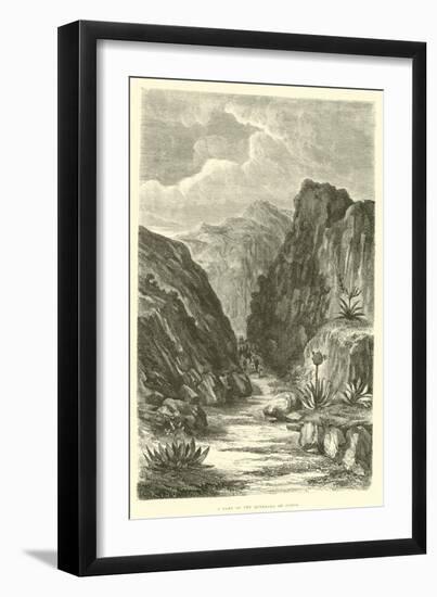 A Part of the Quebrada of Cuzco-Édouard Riou-Framed Giclee Print