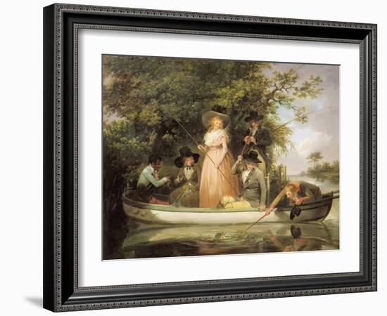 A Party Angling-George Morland-Framed Giclee Print