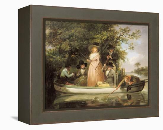 A Party Angling-George Morland-Framed Premier Image Canvas