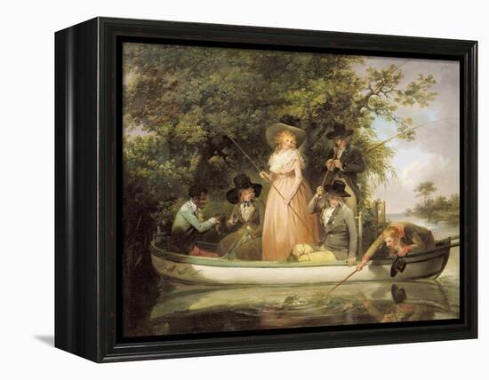 A Party Angling-George Morland-Framed Premier Image Canvas