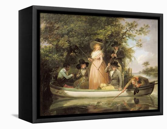 A Party Angling-George Morland-Framed Premier Image Canvas