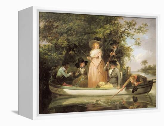 A Party Angling-George Morland-Framed Premier Image Canvas