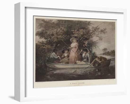 A Party Angling-George Morland-Framed Giclee Print