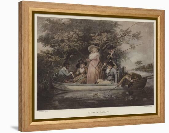 A Party Angling-George Morland-Framed Premier Image Canvas