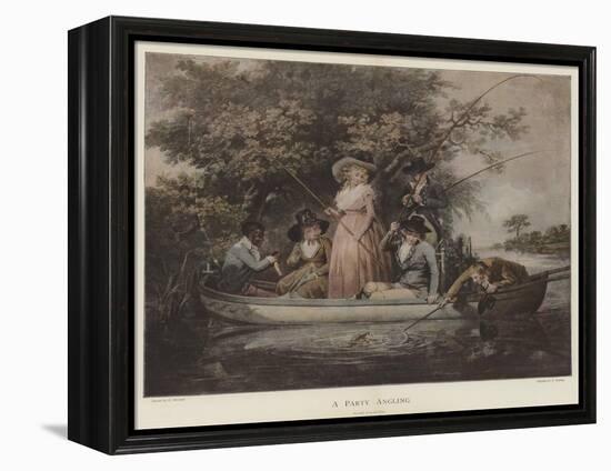 A Party Angling-George Morland-Framed Premier Image Canvas