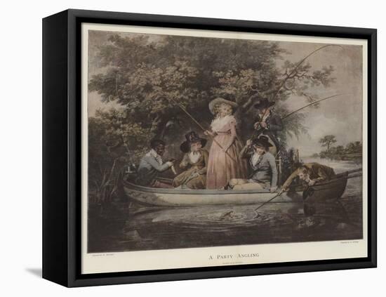 A Party Angling-George Morland-Framed Premier Image Canvas