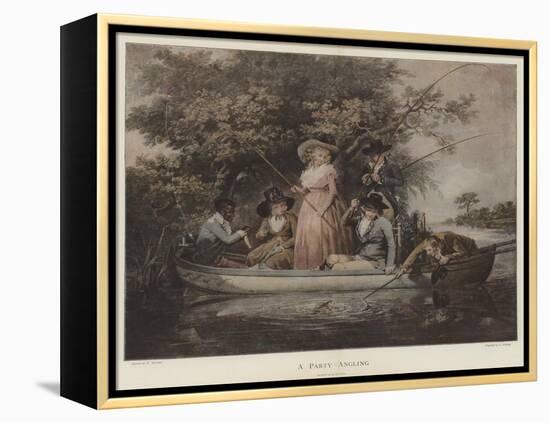 A Party Angling-George Morland-Framed Premier Image Canvas