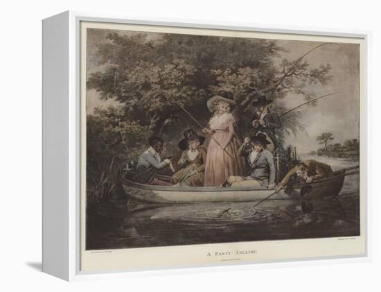 A Party Angling-George Morland-Framed Premier Image Canvas