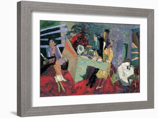 A Party at a Hotel-Zhang Yong Xu-Framed Giclee Print