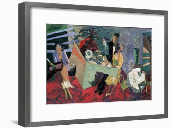 A Party at a Hotel-Zhang Yong Xu-Framed Giclee Print